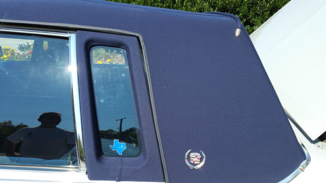 1990 White Cadillac Brougham