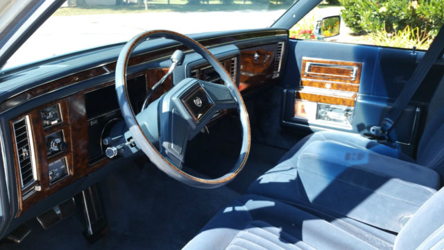 1990 White Cadillac Brougham