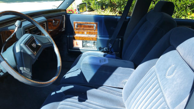 1990 White Cadillac Brougham