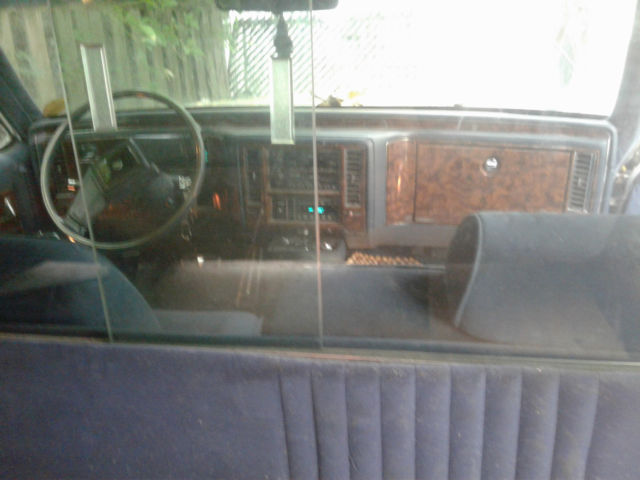 1990 Silver Chevrolet Brougham Hearse