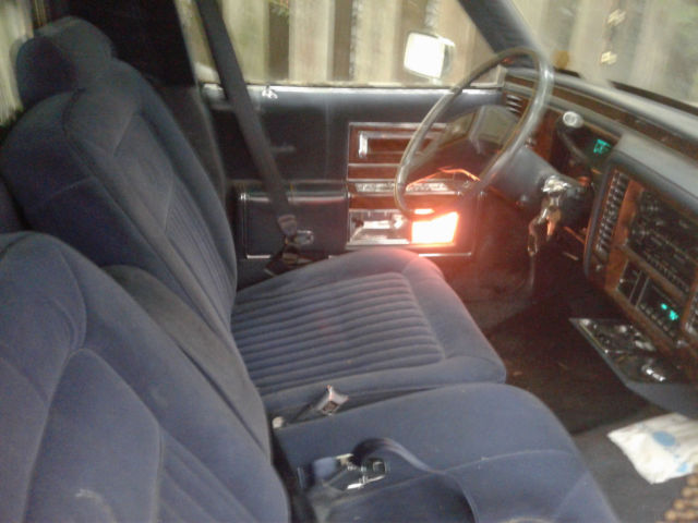 1990 Silver Chevrolet Brougham Hearse