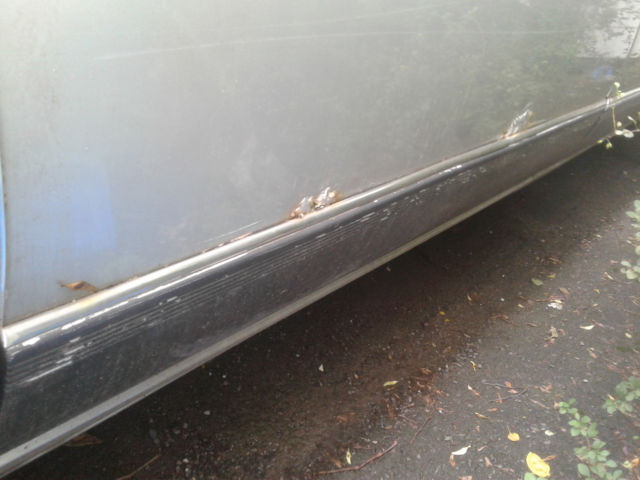 1990 Silver Chevrolet Brougham Hearse