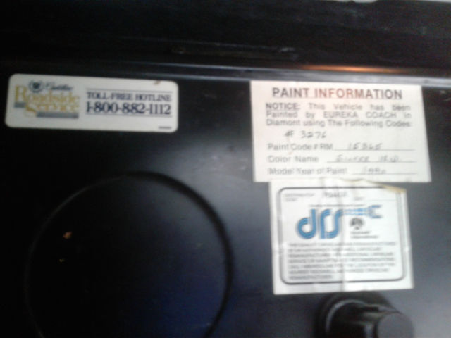 1990 Silver Chevrolet Brougham Hearse