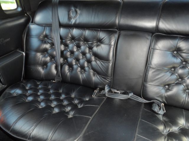 1990 Black Cadillac Brougham Sedan