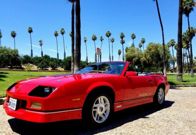 1990 Red Chevrolet Camaro Convertible