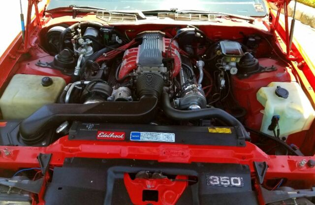 1990 Red Chevrolet Camaro Convertible