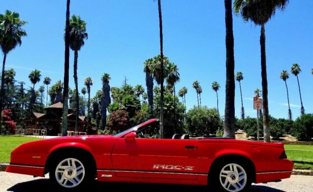 1990 Red Chevrolet Camaro Convertible