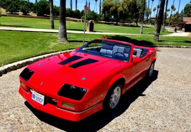 1990 Red Chevrolet Camaro Convertible