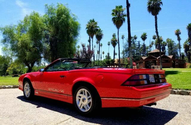 1990 Red Chevrolet Camaro Convertible