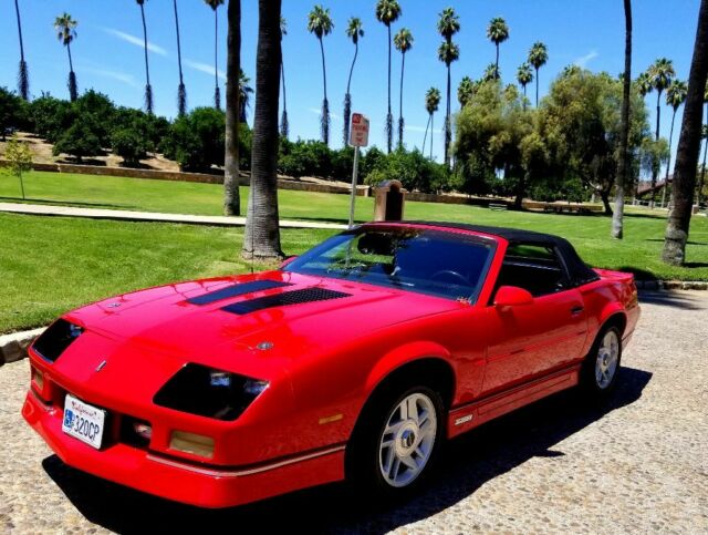 1990 Red Chevrolet Camaro Convertible