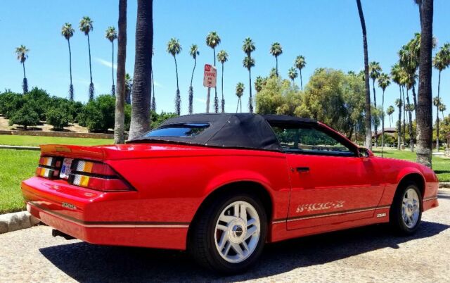 1990 Red Chevrolet Camaro Convertible
