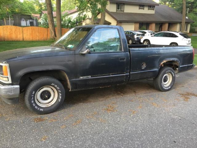 1990 Black Chevrolet C/K Pickup 1500 Crew Cab Pickup
