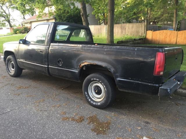 1990 Black Chevrolet C/K Pickup 1500 Crew Cab Pickup