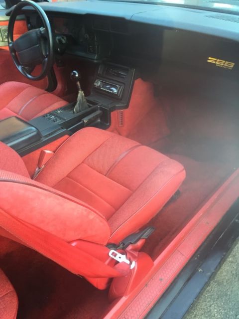 1990 Red Chevrolet Camaro Convertible