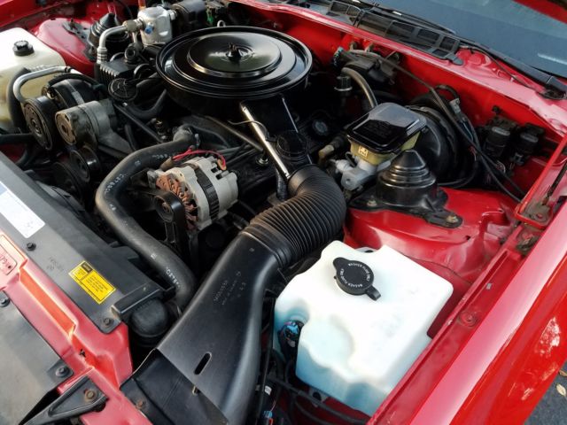 1990 Red Chevrolet Camaro Coupe