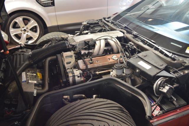 1990 Red Chevrolet Corvette Coupe