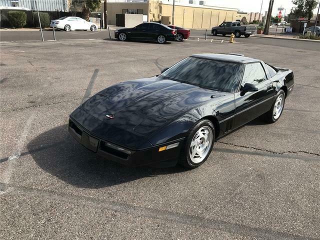 1990 Black Chevrolet Corvette Coupe
