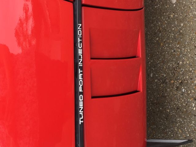 1990 Red Chevrolet Corvette Convertible