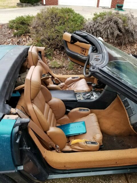 1990 Green Chevrolet Corvette Convertible