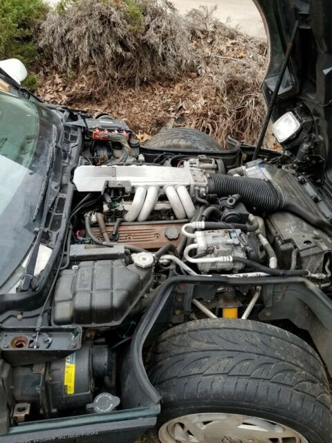 1990 Green Chevrolet Corvette Convertible