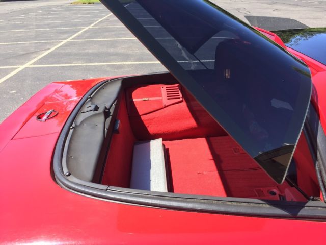 1990 Red Chevrolet Corvette Coupe