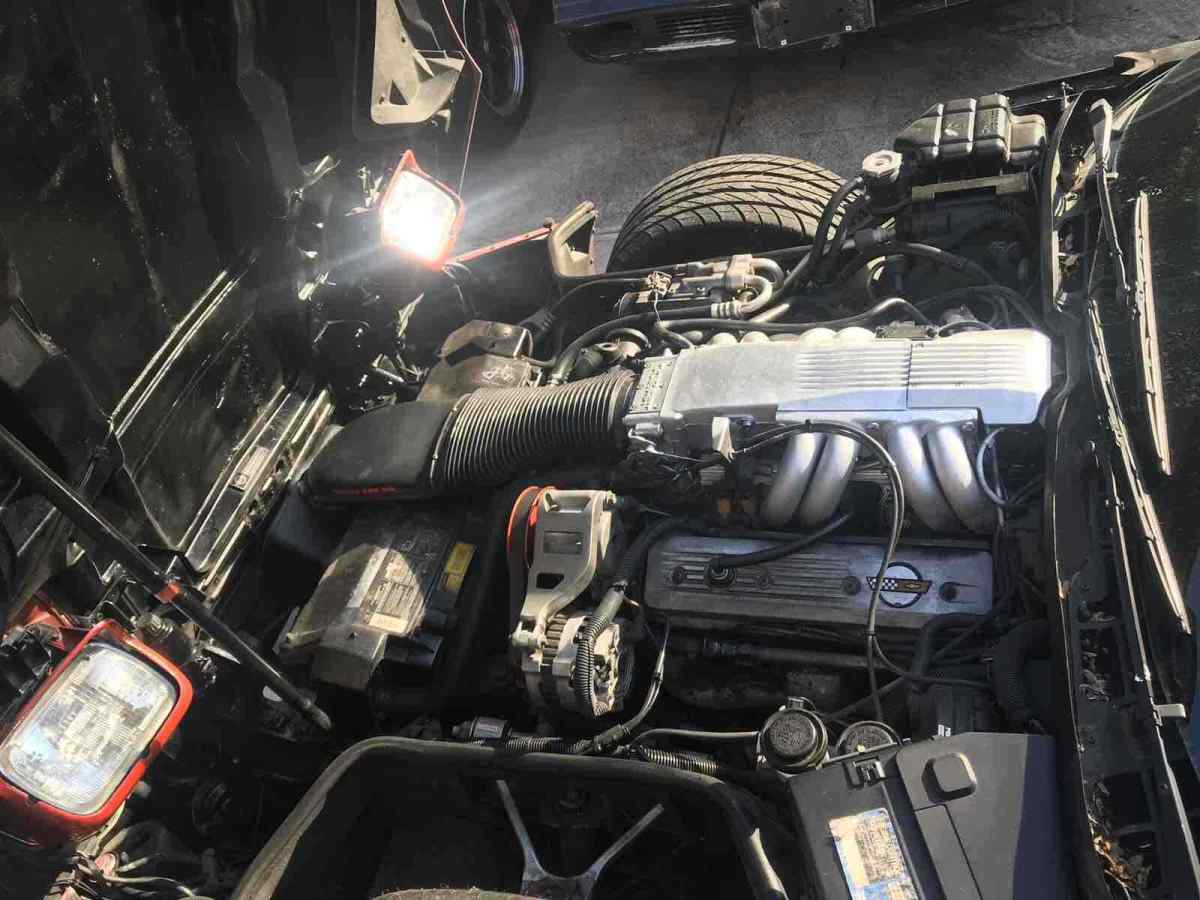 1990 Red Chevrolet Corvette Hatchback