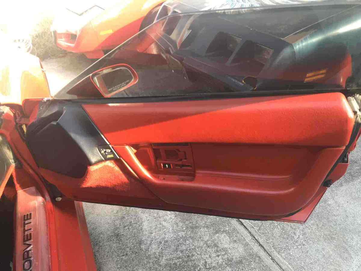 1990 Red Chevrolet Corvette Hatchback