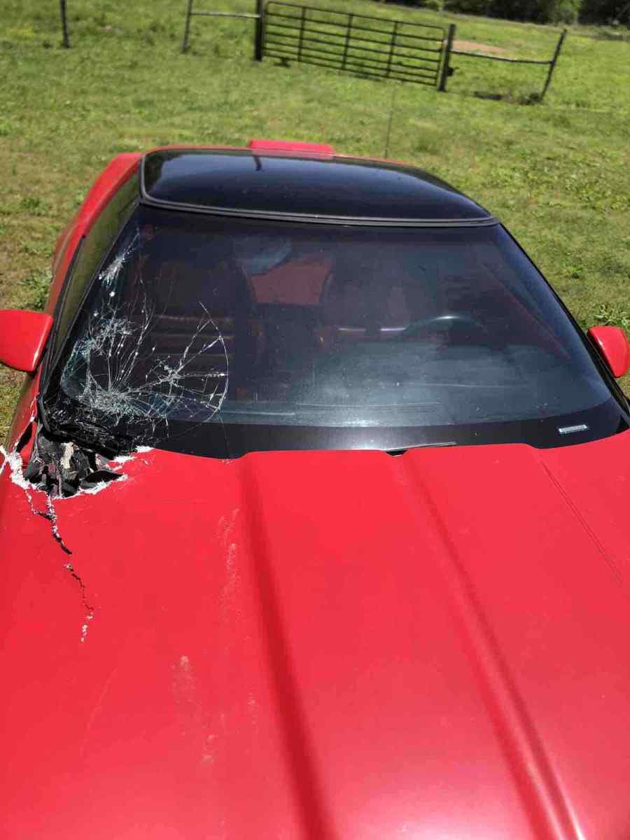 1990 Red Chevrolet Corvette Hatchback