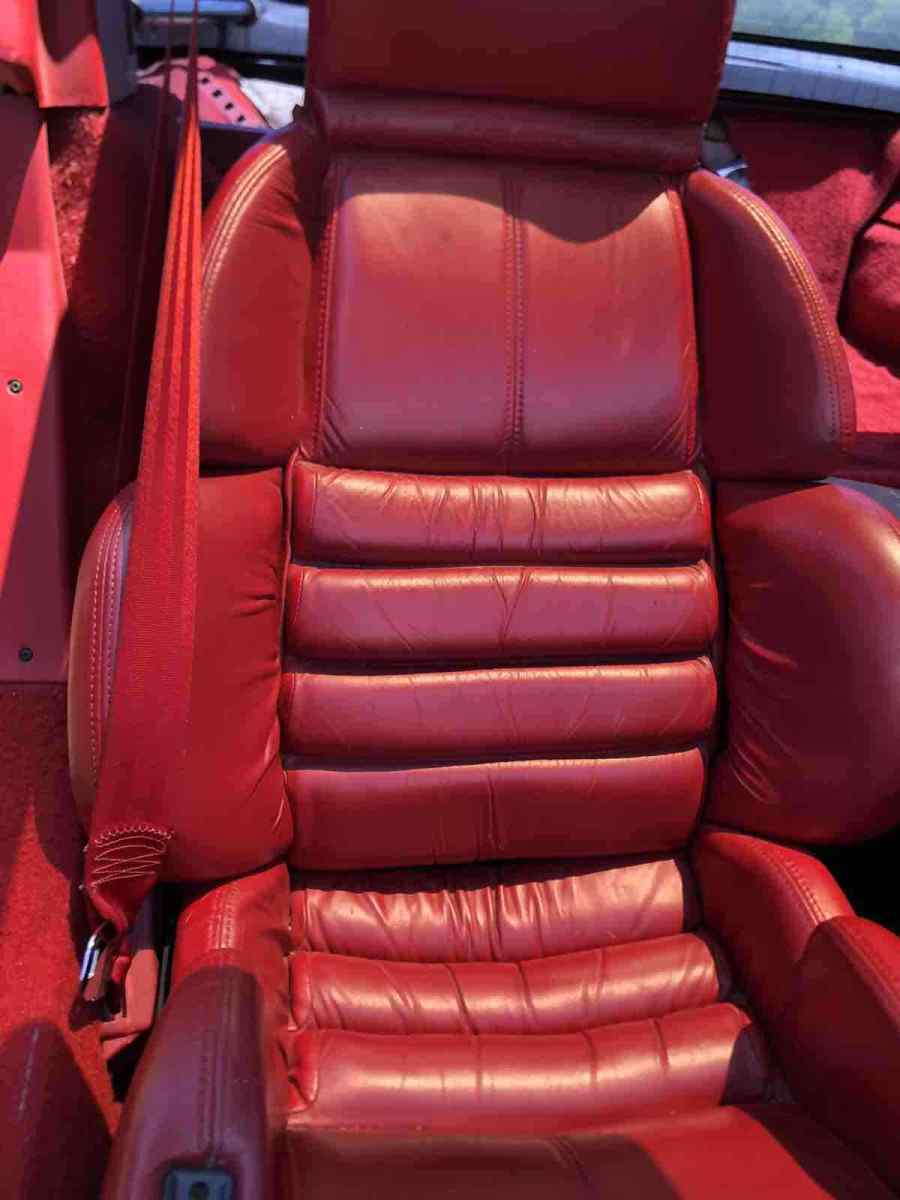 1990 Red Chevrolet Corvette Hatchback