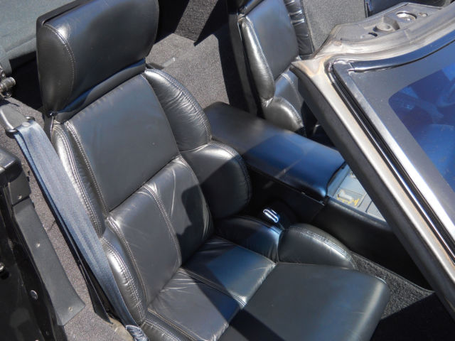 1990 Black Chevrolet Corvette Convertible