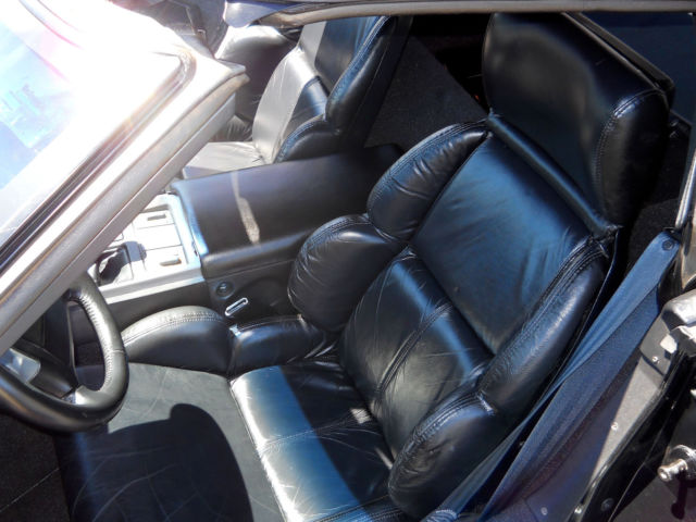 1990 Black Chevrolet Corvette Convertible