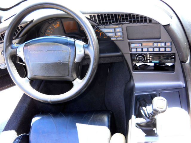 1990 Black Chevrolet Corvette Convertible