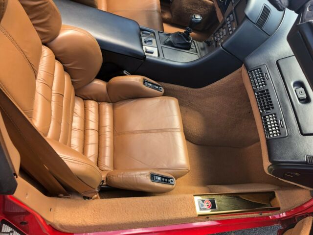 1990 Red Chevrolet Corvette