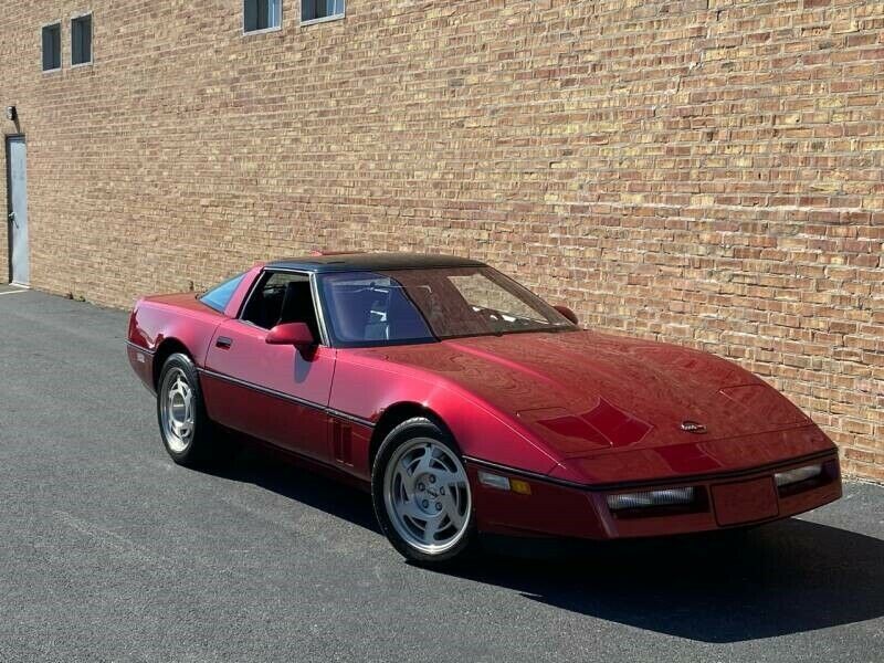 1990 Red Chevrolet Corvette Hatchback