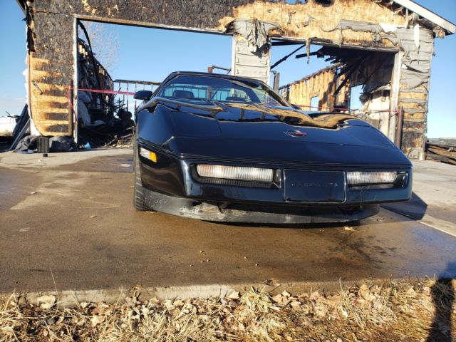 1990 Black Chevrolet Corvette