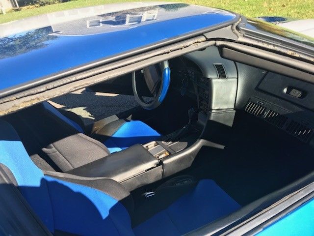 1990 Blue Chevrolet Corvette Coupe