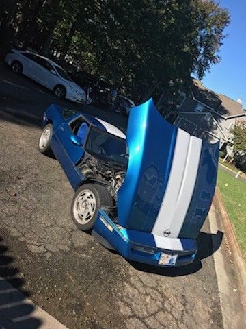 1990 Blue Chevrolet Corvette Coupe