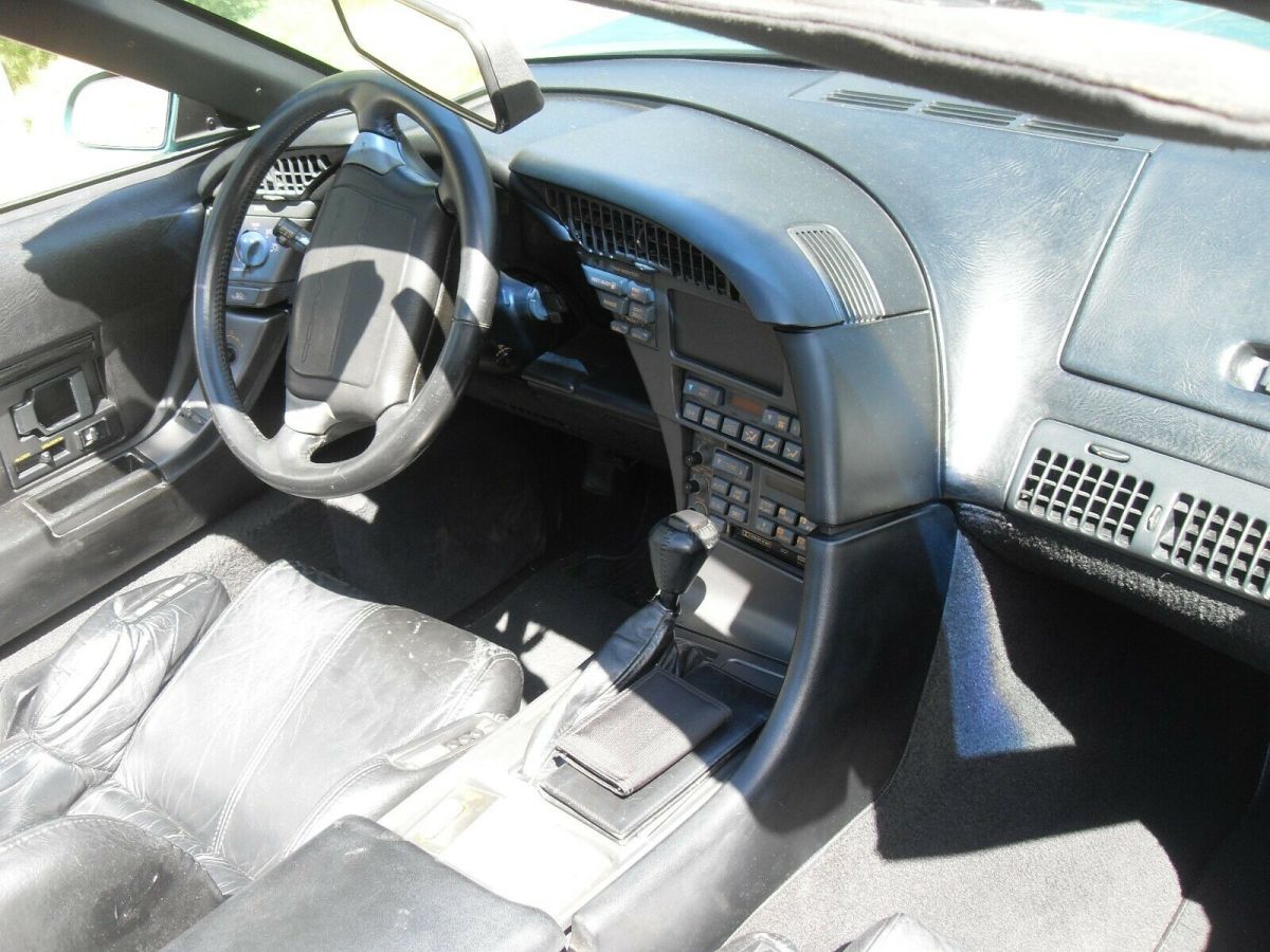 1990 Green Chevrolet Corvette Convertible