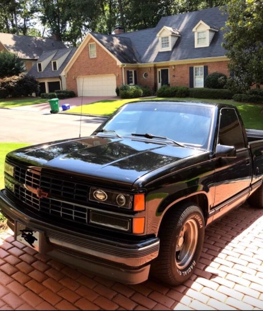 1990 Black Chevrolet Silverado 1500 Cab & Chassis