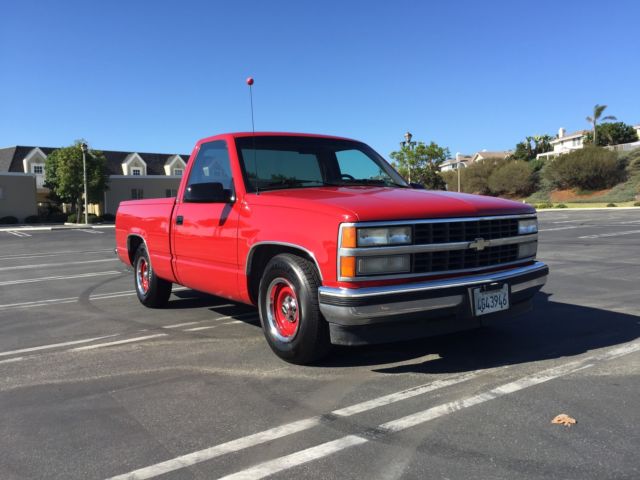 19900000 Red Chevrolet Silverado 1500 pickup