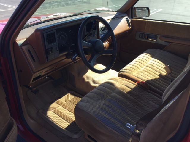 19900000 Red Chevrolet Silverado 1500 pickup