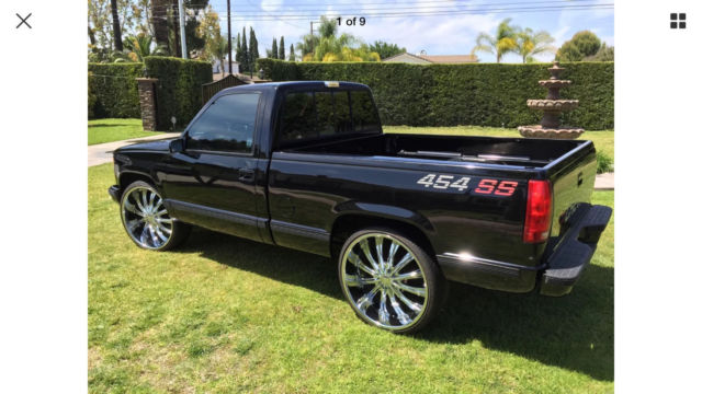 1990 Black Chevrolet C/K Pickup 1500 Standard Cab Pickup