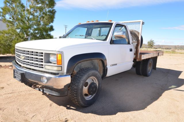 1990 White Chevrolet C/K Pickup 3500