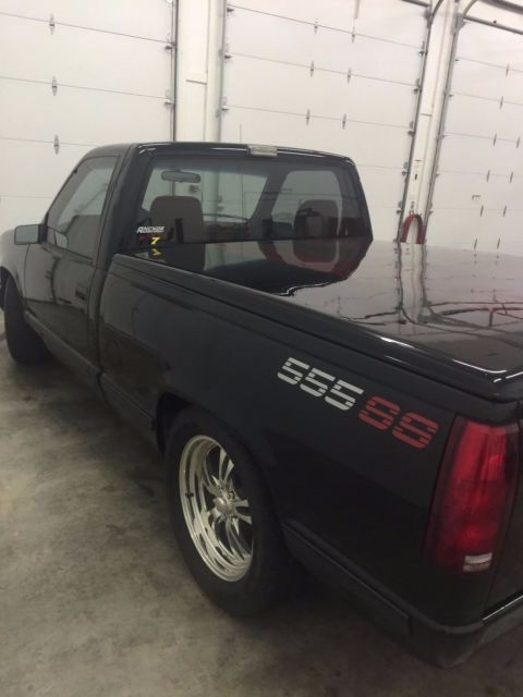 1990 Black Chevrolet C/K Pickup 1500 Cab & Chassis