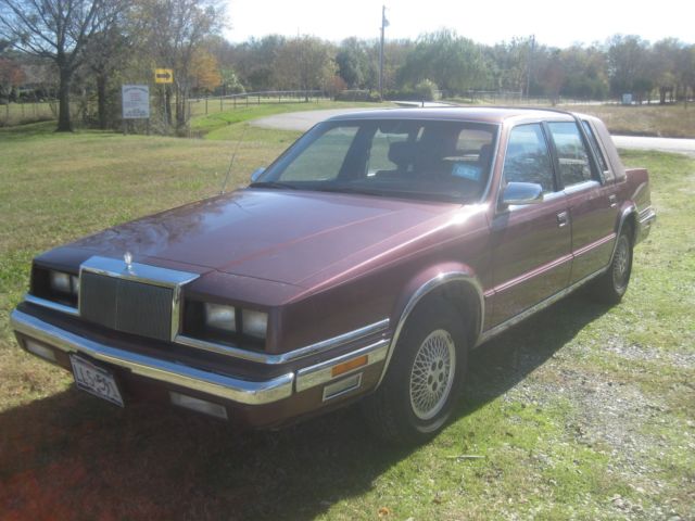 1990 Blue Chrysler New Yorker Sedan