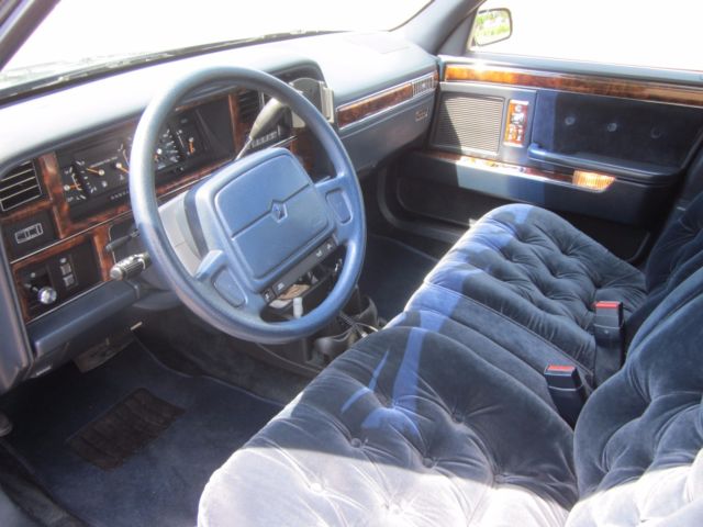 1990 Blue Chrysler New Yorker Sedan