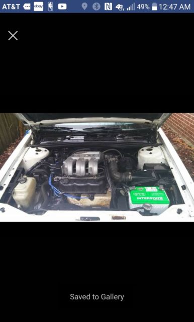 1990 White Chrysler New Yorker Sedan