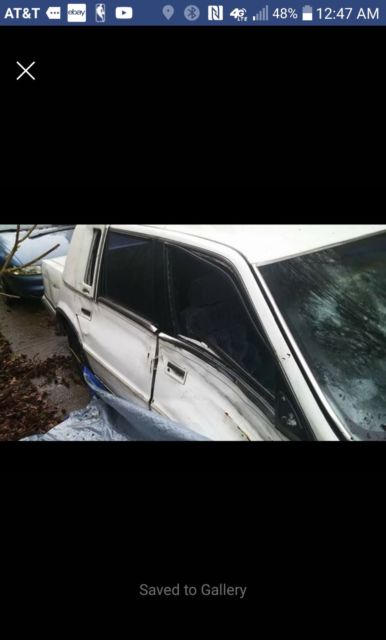 1990 White Chrysler New Yorker Sedan