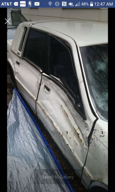 1990 White Chrysler New Yorker Sedan