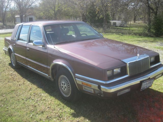 1990 Blue Chrysler New Yorker Sedan